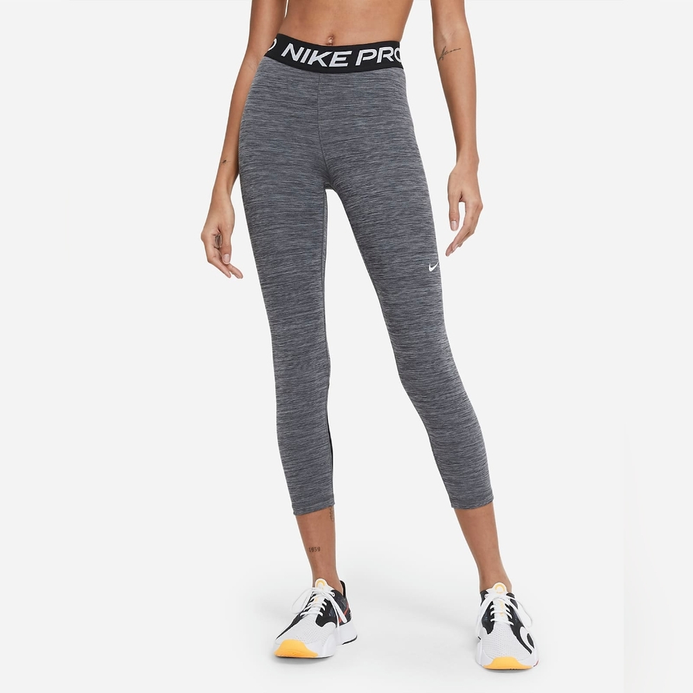 Nike Pro 365Women's Mid-Rise Cropped Mesh Panel Leggings size S